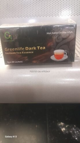 Greenlife Dark Tea – Slimming, Sugar Control, High BP And More.