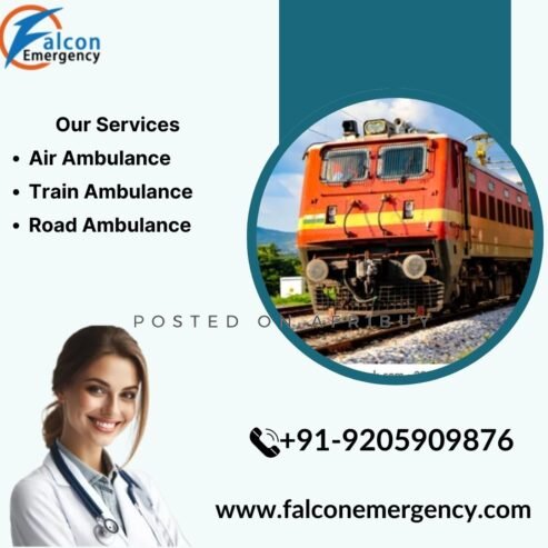 Bed to Bed Medical Transfer is Presented Efficiently by Falcon Train Ambulance in Ranchi