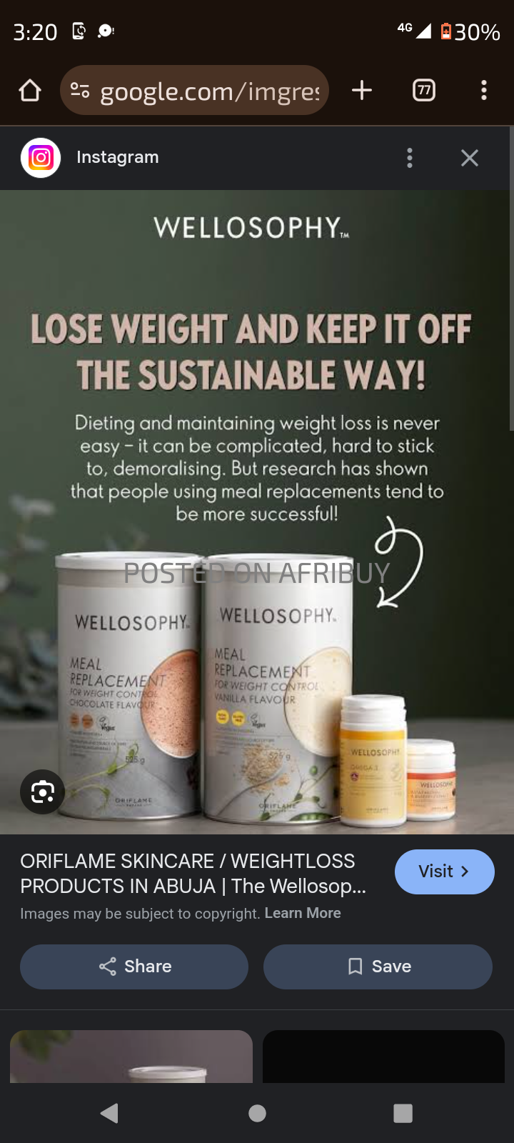 Wellosophy meal replacement shake
